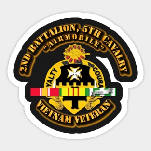 2nd Battalion, 5th Cavalry w SVC Sticker